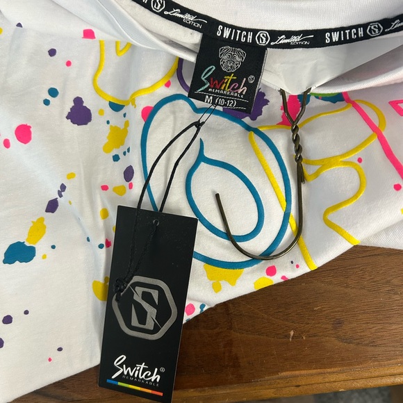 NWT Boy’s Switch Remarkable “No Days Off” T-shirt, Size M (10-12) - Picture 7 of 7